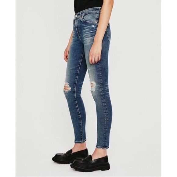 AG Adriano Goldschmied Farrah High-Rise Skinny Ankle Jean Size 26 - Picture 3 of 11